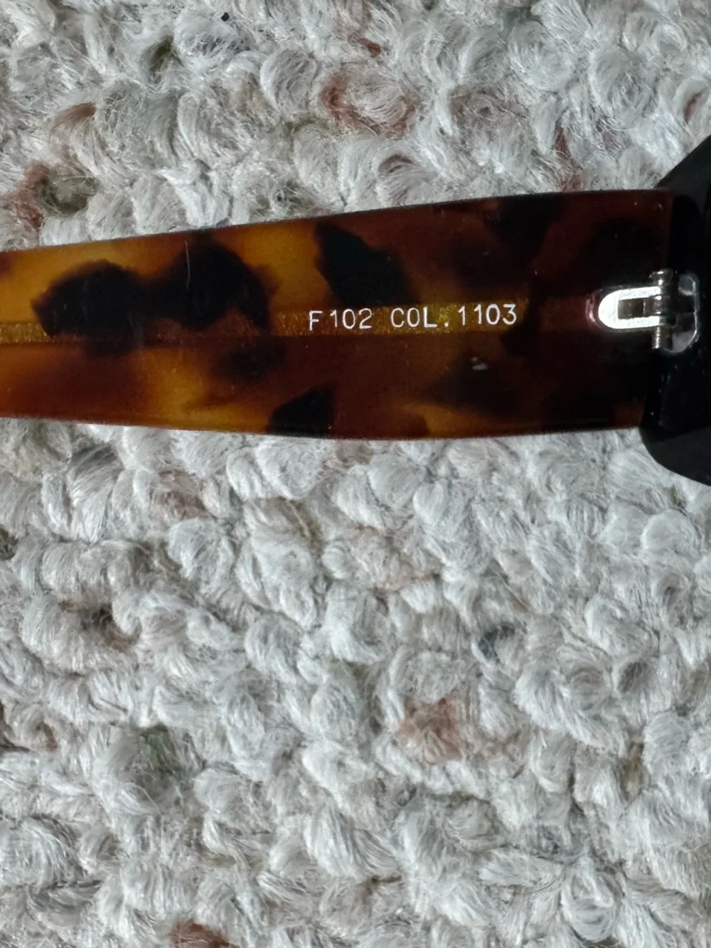 Vintage Frederic Fekkai Tortoiseshell Rectangle Sunglasses